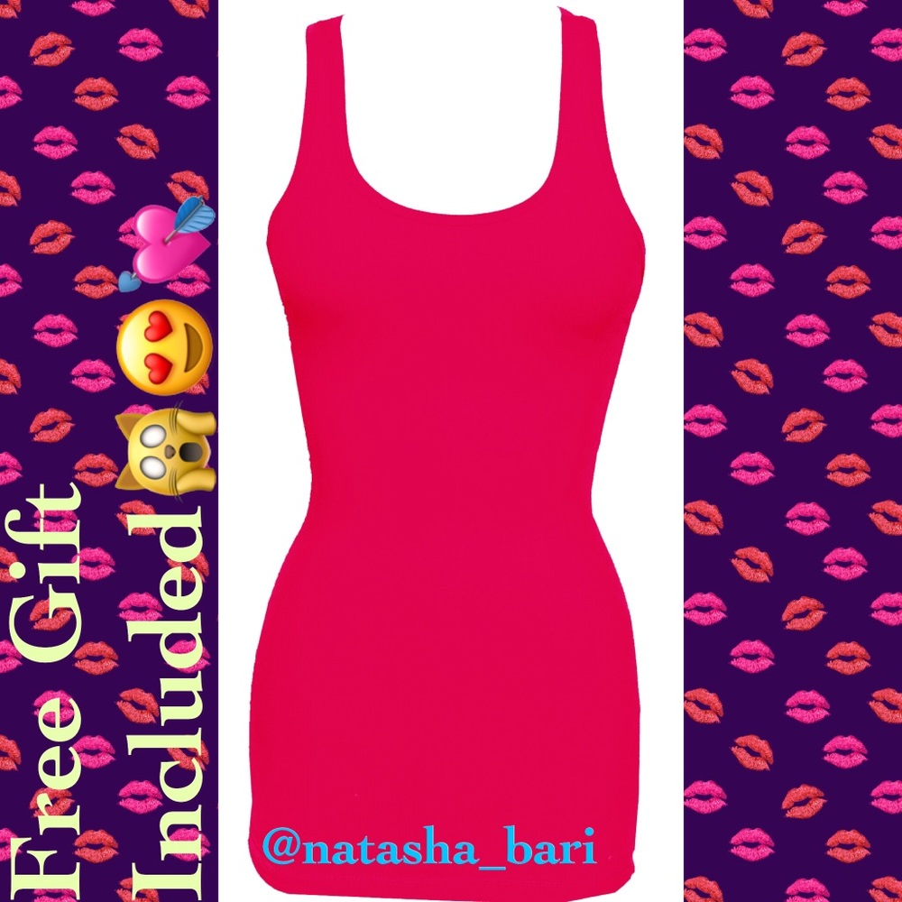 Hot pink tank top